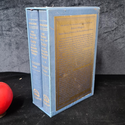 934 - Volumes I and II of The Viking Book Of Poetry Of The English Speaking World by Richard Aldington. Pu... 