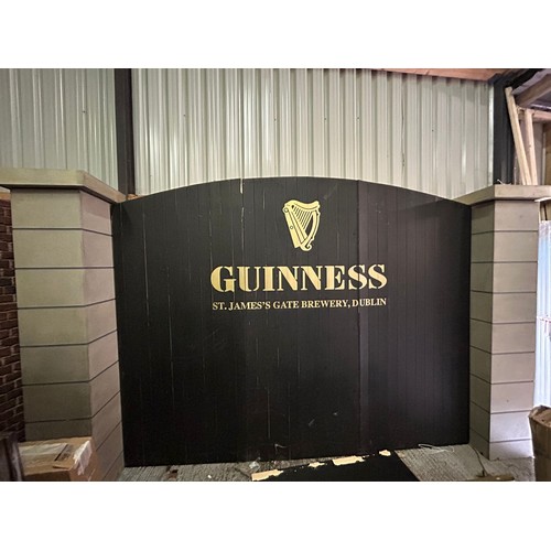 1078 - Super Star Lot : A fabulous  actual size St James Gate Brewery Dublin Display gate. This is a very i... 