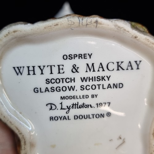 168 - Four fantastic vintage Whyte & Mackay including Beswick Scotch Whiskey decanters in the form of pose... 