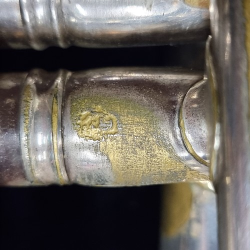 202 - An excellent British made Besson & Co. trumpet held in a fully lined hard shell travel case.