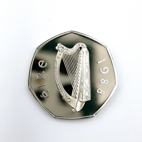 536 - A 50 pence coin struck to celebrate the Dublin Millennium. Coin proof encapsulated of a limited edit... 