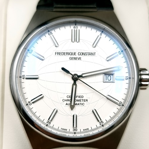 1055 - Super Star Lot: An as new 2024 Frederique Constant Geneve automatic gents watch with date just with ... 