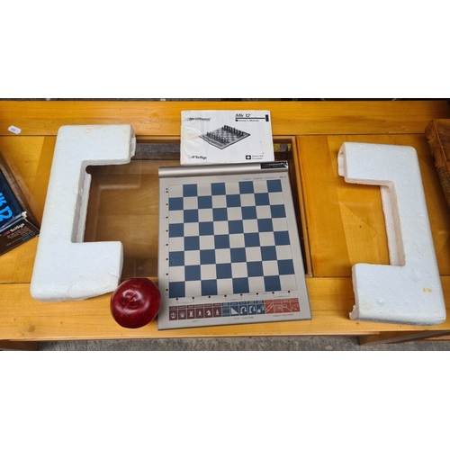 405 - Kasparov SciSys Chess Computer MK 12, complete with box and manual.