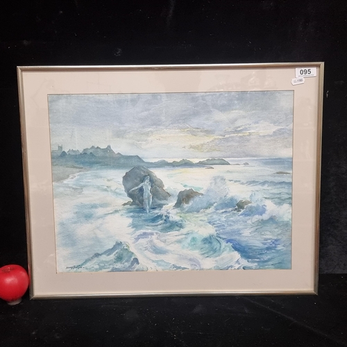 95 - Star Lot: Naomi Heather (Irish b.1911-d.1989). A stunning original Naomi Heather watercolour on pape... 