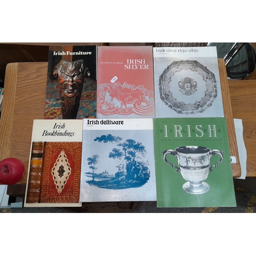 622 - Set of six books on Irish craftsmanship and artefacts: 