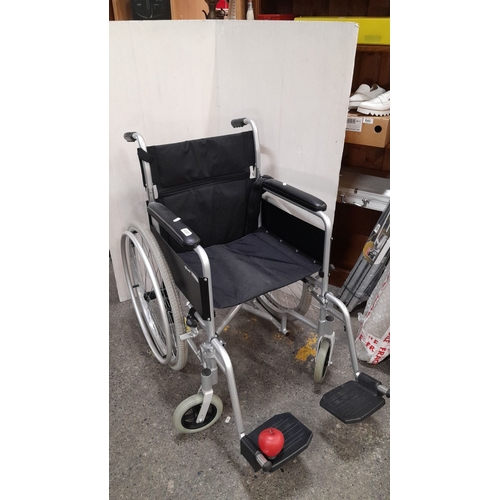 635 - Drive DeVilbiss Healthcare wheelchair. It is built with a sturdy metal frame and features adjustable... 