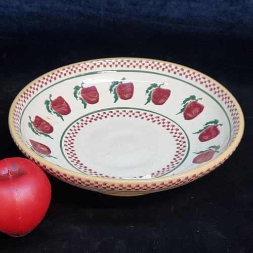 243 - A nice example of a large Nicholas Mosse bowl. Love the checkerboard detailing.