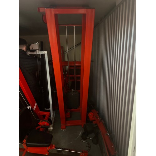 1190 - Super Star Lot : A Commercial GYM Contents in storage : To include 
Hexagon Steel covered dumbells f... 