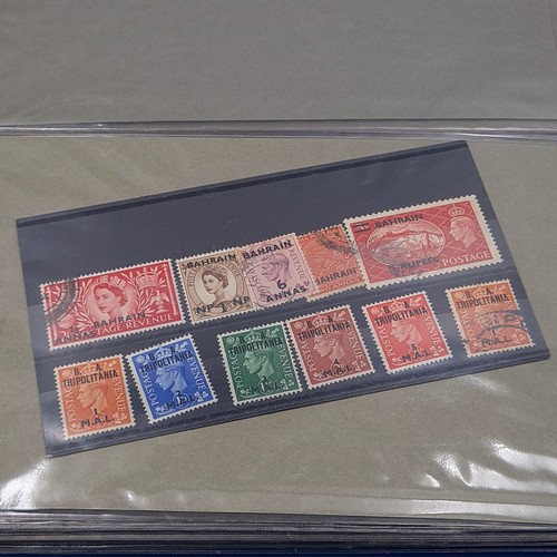 1188 - Star lot :A first class scarce album of fine British commonwealth postal over prints, many scarce. I... 