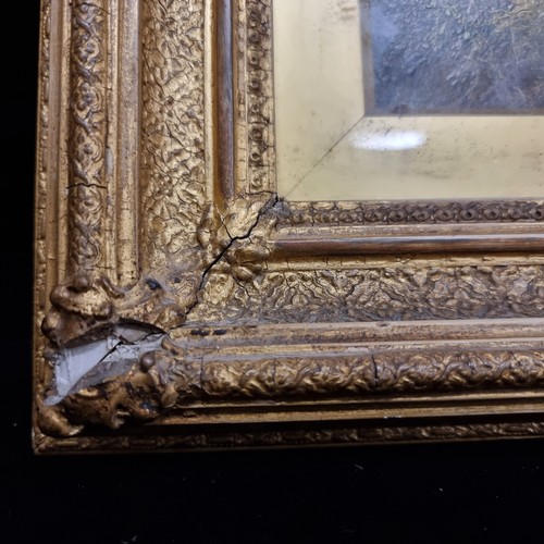 106 - Star Lot: A very fine 19th century antique oil on board painting after George Armfield (British, b.1... 