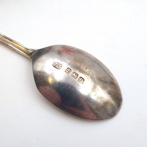 508 - A set of six sterling silver teaspoons. Weight 41.88 grams. In presentation case.