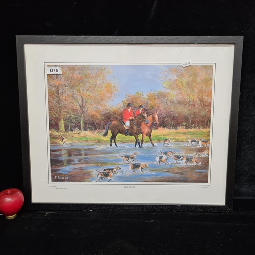 75 - A limited edition print of of an original Frank Feld painting titled 'The Hunt'. Features the titula... 