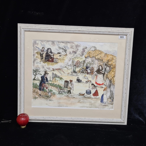 85 - A high quality giclee print of an original watercolour painting by 'Angela Christina Antrim, RUA' ti... 