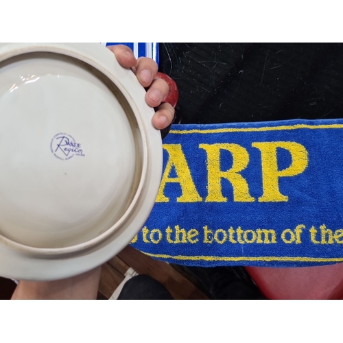 755 - Four Items of 'HARP Irish Lager' items including branded serving tray, Wade Regicor ashtray, bar tow... 