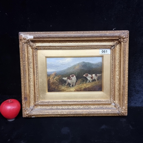 1065 - Star Lot: A very fine 19th century antique oil on board painting after George Armfield (British, b.1... 