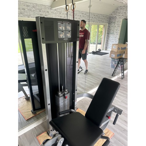 1057 - Super Star Lot : A high quality Lift fitness multi gym. With Leg Extension and leg curl. With A full... 