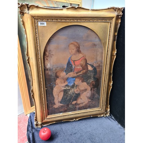 84 - Star Lot: A glorious large mid 18th century original watercolour and gouache on paper painting after... 