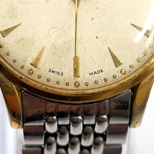 994 - Star Lot : A vintage 'Romer' watch, In working condition. With a genuine vintage 'Omega' strap. love... 