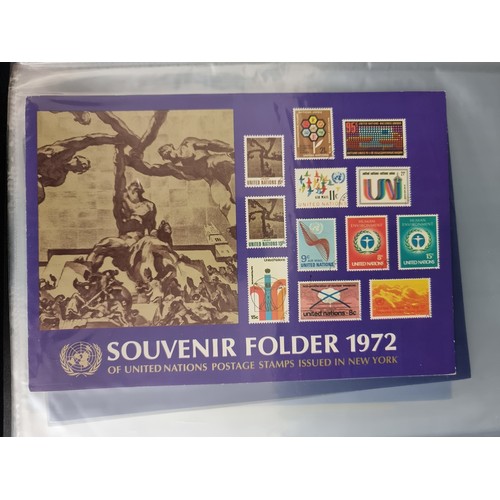 995 - A scarce collection of United Nations Presentation packs. Features Vienna, Geneva, U.S. Really fine ... 