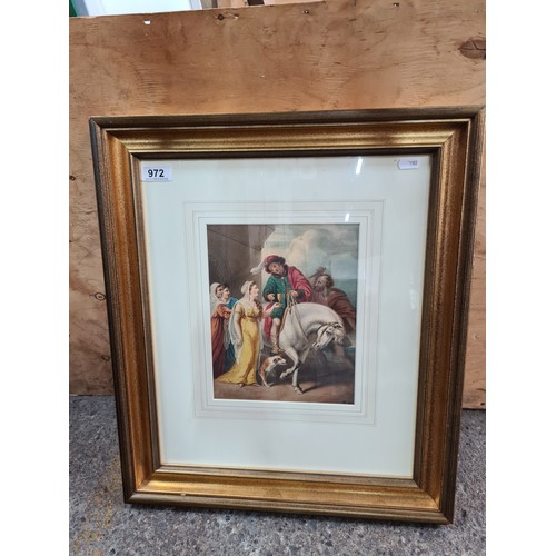 972 - Star Lot: Arthur Abbott (fl.1804-1843) An original elegant watercolour on paper painting. Features a... 