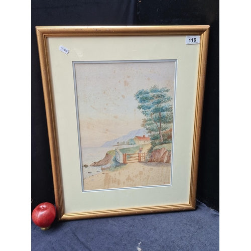 116 - Star Lot : A fabulous antique Mima Nixon (Irish, b.1861 - d.1939) watercolour on paper painting feat... 