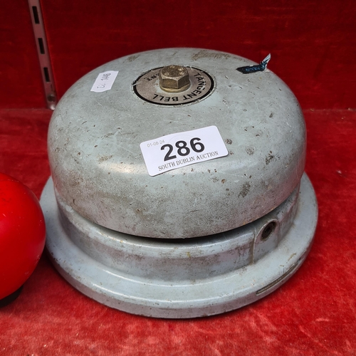 A vintage very heavy Gent of Leicester tangent bell.