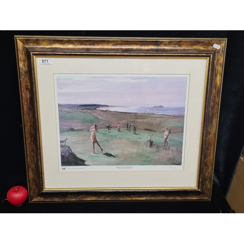 71 - A quality limited edition (894/3000) print of a Sir John Lavery painting titled 'The Golf Course, No... 