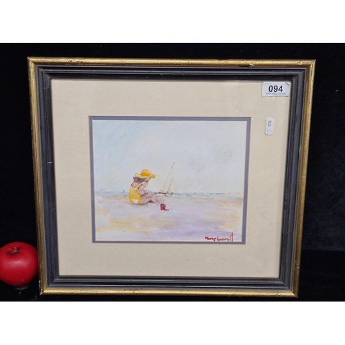 94 - Star Lot : A delightful original Marie Carroll (British, 20th century) watercolour and gouache on pa... 