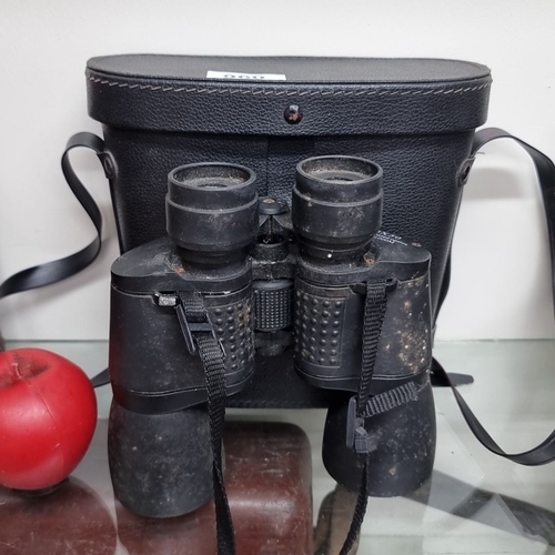 960 - A pair of 10x50 Binoculars with Multi-Coated Optics, includes carry case.