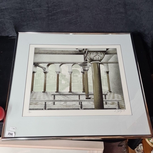 896 - Star Lot : A hand signed 'Robert Ballagh' limited edition print 36 / 300 print titled 'Interior, The... 