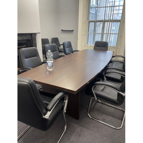 1048 - Stat Lot : A Super board room table from on an Office on Pembroke road. The lovey table can be remov... 