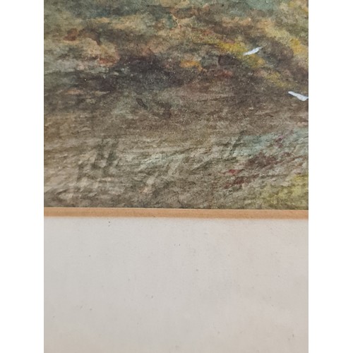 92 - Star Lot : A pair of atmospheric original watercolour on paper painting. Features a Victorian landsc... 