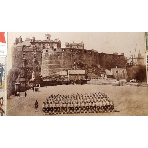 867 - A fabulous Victorian hardback scrapbook featuring sites from locations such as Edinburgh, England, L... 