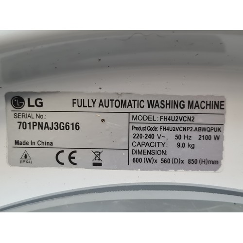 777 - Star lot : A high quality LG Inverter Direct Drive 9kg spin washing machine. Model:FH4U2VCN2. RRP €5... 