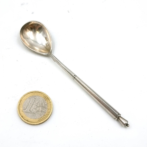 25 - A rare Russian silver example of  pre-revolution spoon. Weight - 14.5 grams. With hallmark on the bo... 