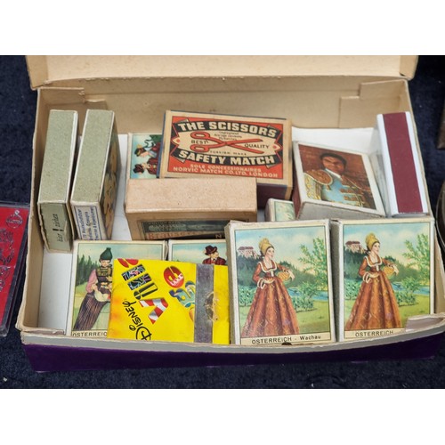 967 - An eclectic mixed of vintage items including a doll and a selection of cigarette cards.