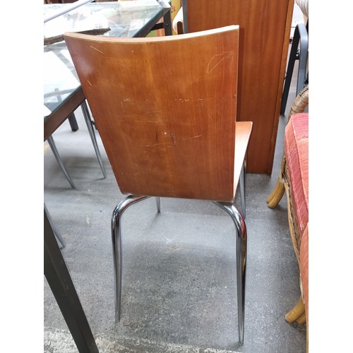 879 - Star Lot: A set of four Olly Tango Model chairs by Philippe Stark for Aleph, Made in Italy. The same... 