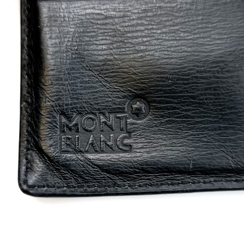 41 - Star Lot : A brand new original Mont Blanc Leather wallet. Dimensions: 11 x 9.5 cms. Comes in an ori... 