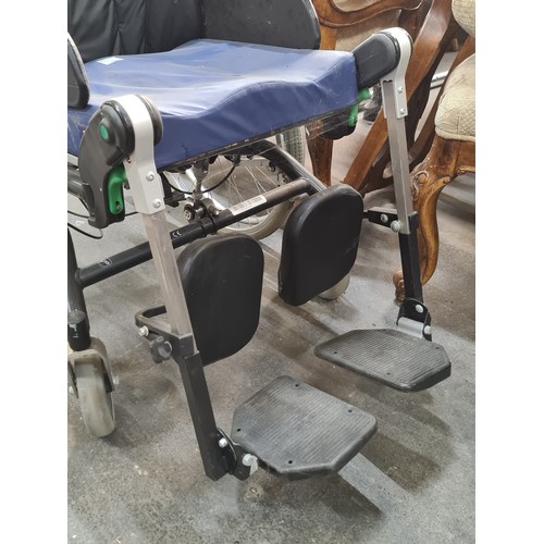 883 - A Rehab classic balance wheelchair with manual features and ergonomic design. Adjustable headrest, p... 