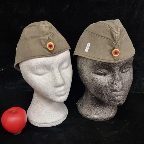 128 - Two German Military Schmidt + Hartlieb service caps.