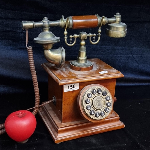 156 - A fantastic antique style rotary telephone.