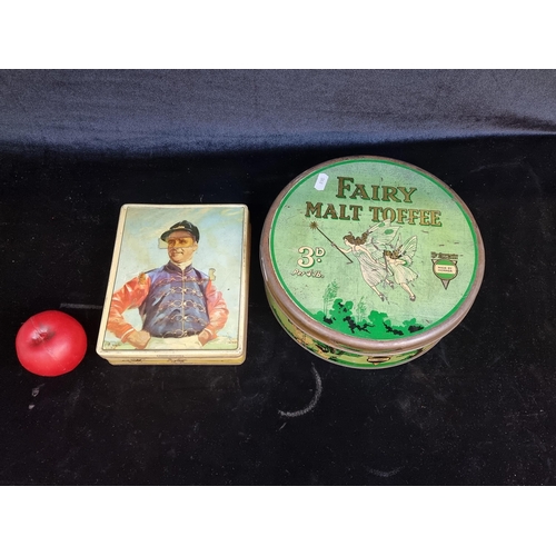 161 - Two vintage advertising tins including a Peek, Frean & Co. Ltd, Biscuit Manufacturers example which ... 