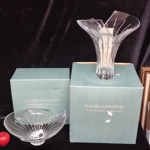 245 - Two items including a new in box Louise Kennedy Tipperary Crystal Aurora 13