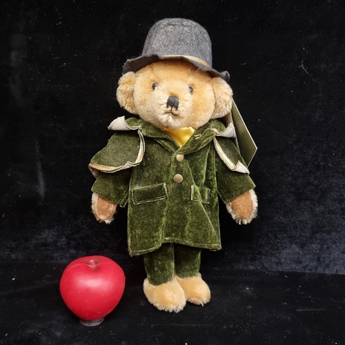 263 - A Merrythought teddy bear dressed in traditional garb, retailed by Harrods of Knightsbridge. Origina... 