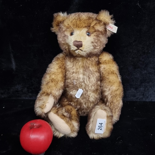 264 - A limited edition large mohair Steiff growler teddy bear. With button in the ear and loud growler. €... 