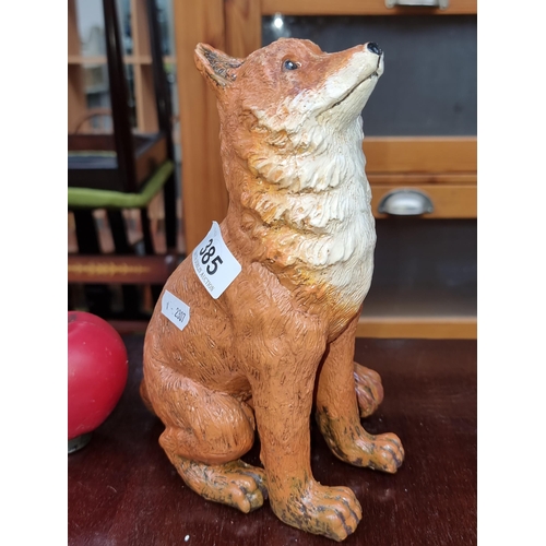 385 - A charming figure in the form of a fox.