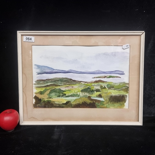 64 - A wonderful original watercolour on paper painting titled 'Sneem'. Features the titular Kerry, Irish... 