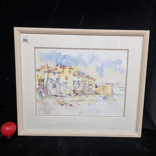 95 - An original Philip Shipman (Irish, postwar) watercolour on paper painting titled 'Mediterranean Memo... 