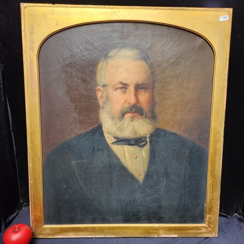 282 - Star Lot: A wonderful original oil on canvas painting. Features a portrait of Richard William Seddon... 