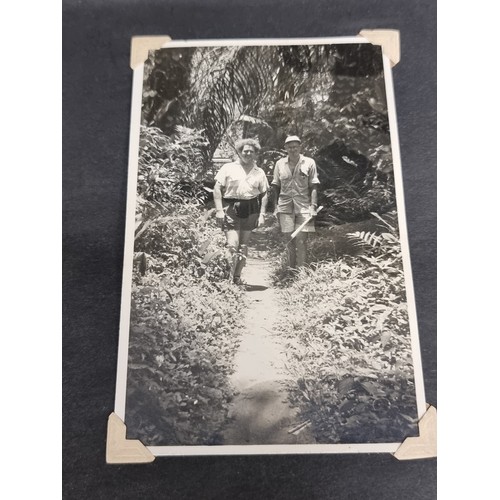 127 - A brilliant photo album comprising of original 1955-60's photos (oil drilling) in Port Harcourt, cit... 